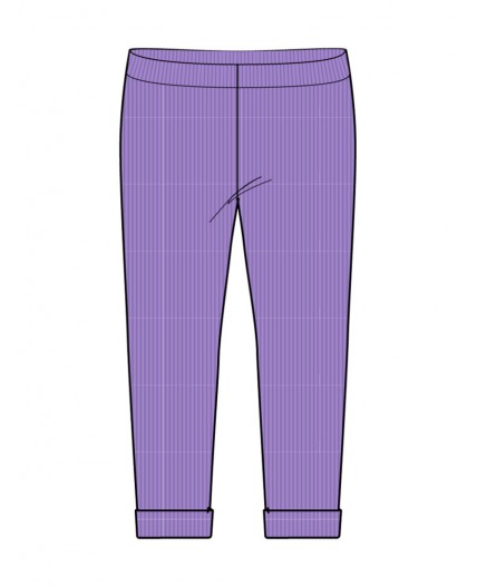 Рейтузы детские трикотажные для девочек сиреневый