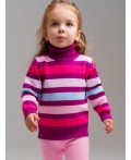 Свитер детский трикотажный для девочек разноцветный