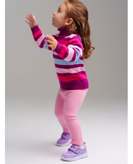 Свитер детский трикотажный для девочек разноцветный