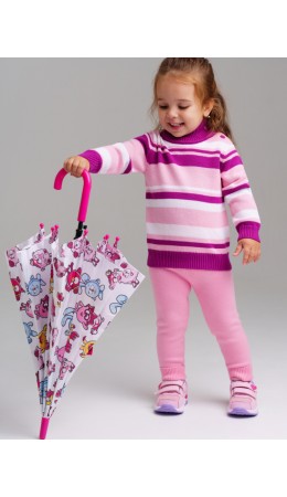 Свитер детский трикотажный для девочек разноцветный