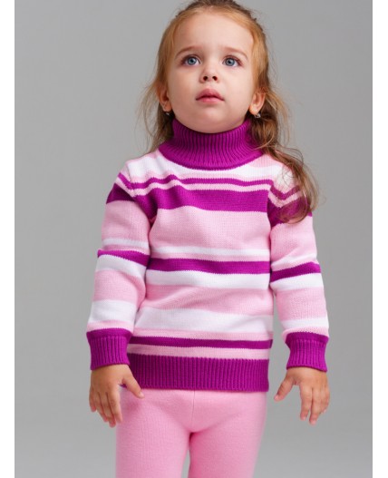 Свитер детский трикотажный для девочек разноцветный
