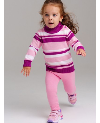 Свитер детский трикотажный для девочек разноцветный