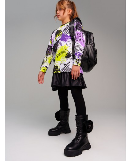 Ботинки для девочек черный