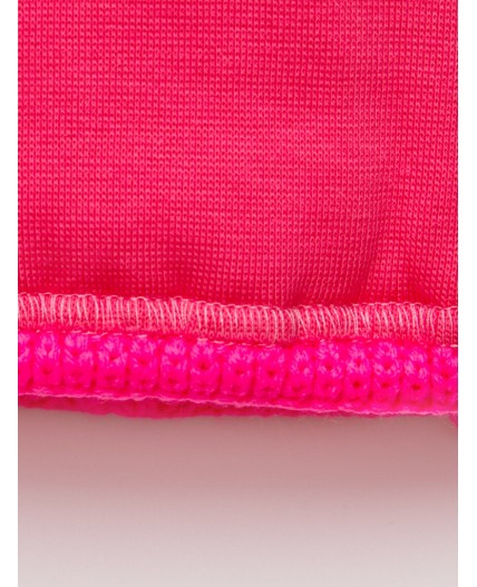 Шапка детская трикотажная для девочек фуксия