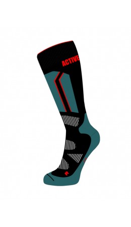 Термоноски трикотажные для мальчиков (высокие) разноцветный