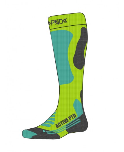 Термоноски трикотажные для девочек (высокие) разноцветный