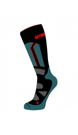 Термоноски трикотажные для мальчиков (высокие) разноцветный