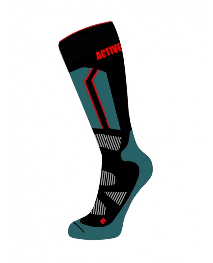 Термоноски трикотажные для мальчиков (высокие) разноцветный