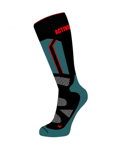 Термоноски трикотажные для мальчиков (высокие) разноцветный