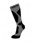 Термоноски трикотажные для мальчиков (высокие) черный,серый