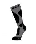 Термоноски трикотажные для мальчиков (высокие) черный,серый