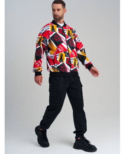 Толстовка трикотажная для мужчин разноцветный