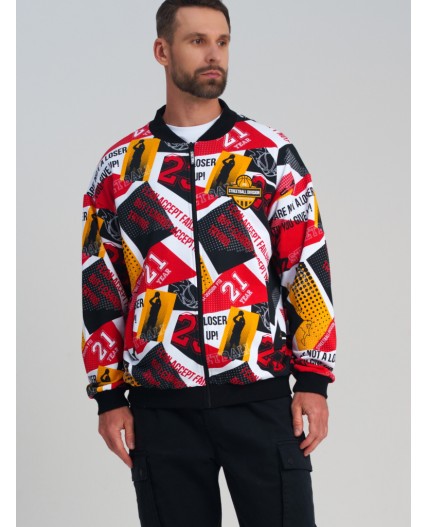 Толстовка трикотажная для мужчин разноцветный