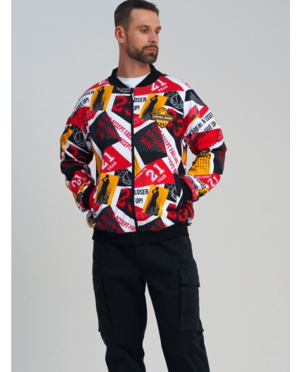 Толстовка трикотажная для мужчин разноцветный