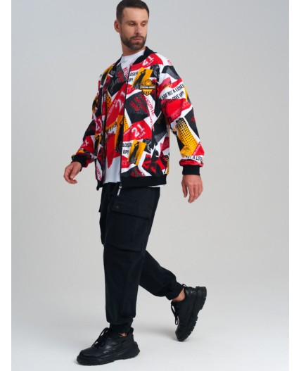 Толстовка трикотажная для мужчин разноцветный