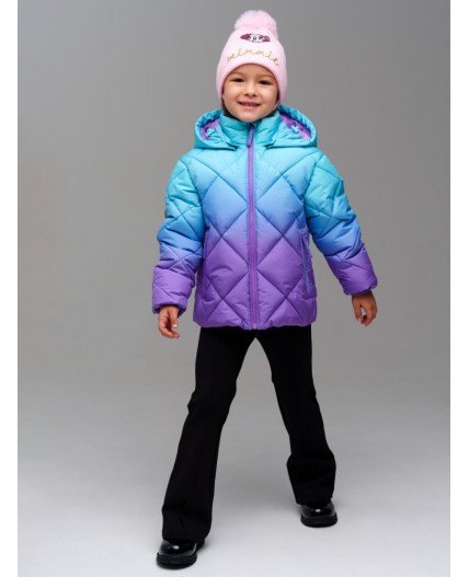 Шапка трикотажная для девочек светло-розовый