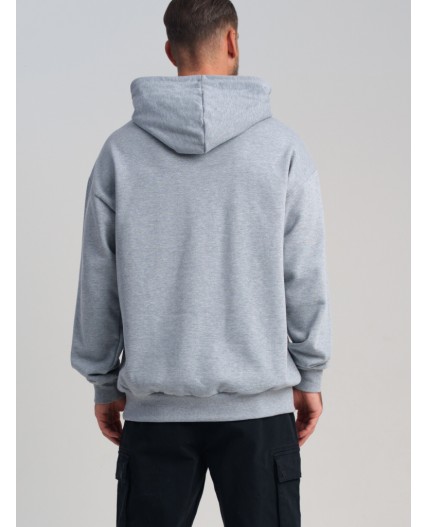 Толстовка трикотажная для мужчин светло-серый