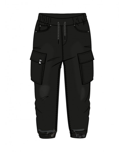 Брюки текстильные для мальчиков черный