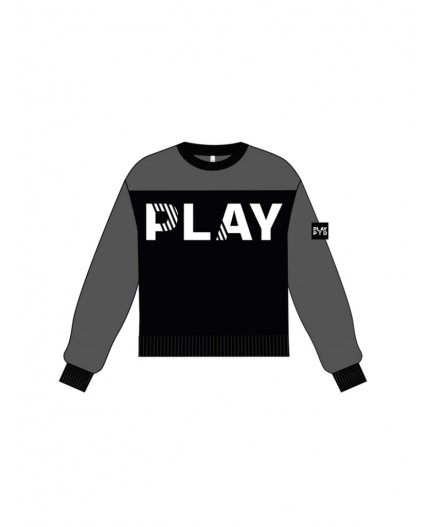 Толстовка трикотажная для девочек черный