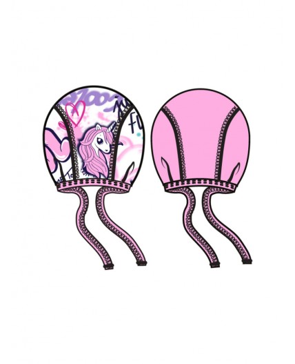 Чепчик детский трикотажный для девочек, 2 шт в комплекте разноцветный