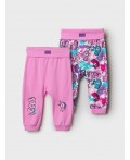 Ползунки детские трикотажные для девочек, 2 шт в комплекте разноцветный