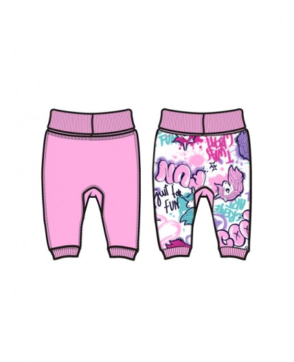 Ползунки детские трикотажные для девочек, 2 шт в комплекте разноцветный