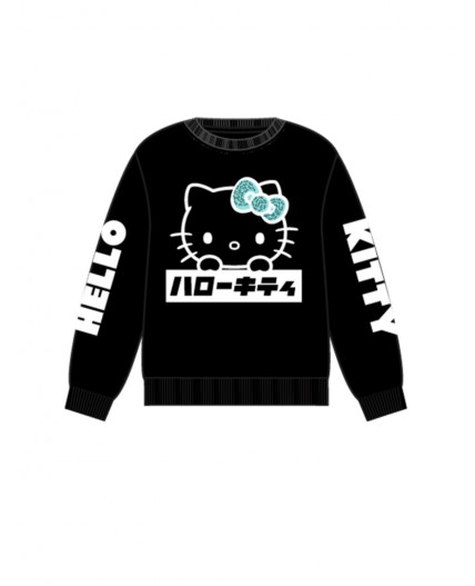 Толстовка трикотажная для девочек черный,белый