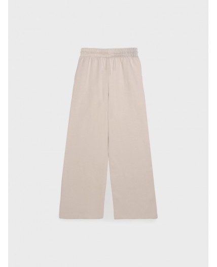 Брюки трикотажные для женщин молочный