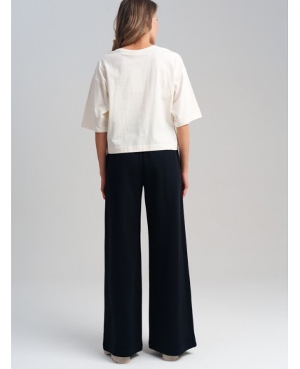 Брюки трикотажные для женщин черный