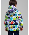 Куртка текстильная с полиуретановым покрытием для мальчиков (ветровка) разноцветный