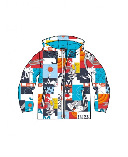 Куртка текстильная с полиуретановым покрытием для мальчиков (ветровка) разноцветный