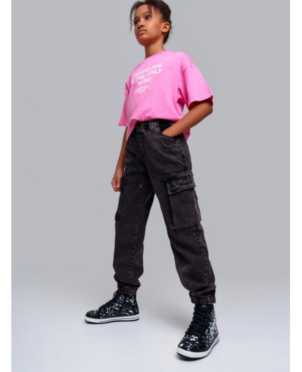 Ботинки для девочек черный,белый