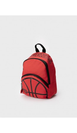 Рюкзак текстильный для мальчиков красный,черный