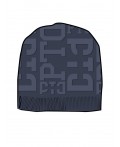Шапка трикотажная для мальчиков тёмно-синий