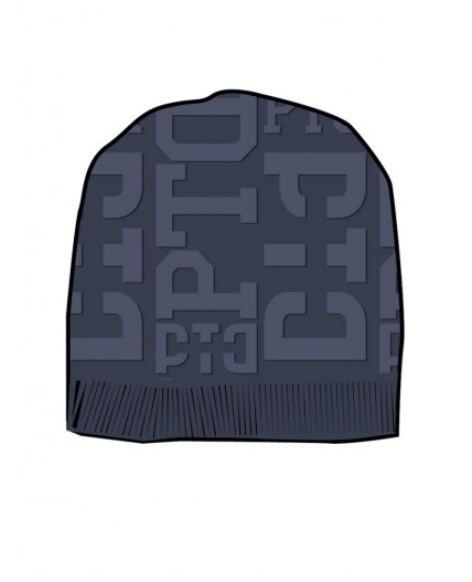 Шапка трикотажная для мальчиков тёмно-синий