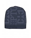 Шапка трикотажная для мальчиков тёмно-синий