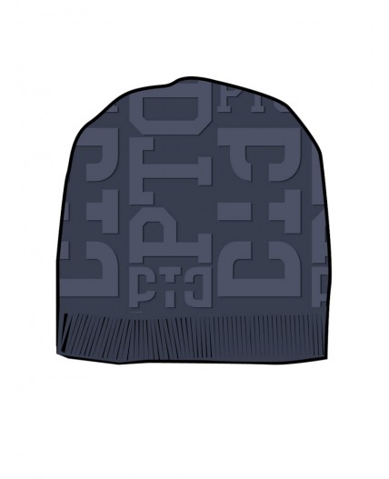 Шапка трикотажная для мальчиков тёмно-синий