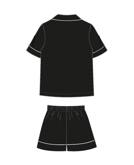 Пижама текстильная для женщин черный