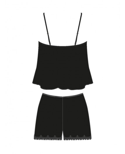 Пижама текстильная для женщин черный