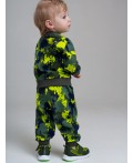 Комплект детский трикотажный для мальчиков: толстовка, брюки разноцветный