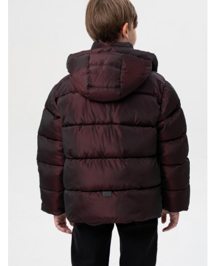 Куртка текстильная с полиуретановым покрытием для мальчиков бордовый
