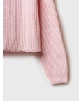 Кардиган трикотажный для девочек светло-розовый