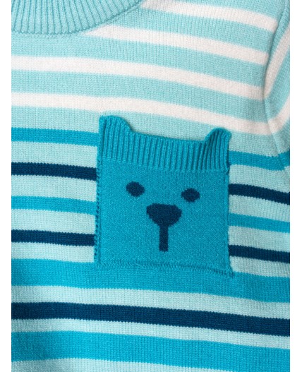 Джемпер детский трикотажный для мальчиков разноцветный