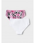 Трусы трикотажные для девочек, 2 шт в комплекте белый,светло-розовый