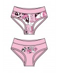 Трусы трикотажные для девочек, 2 шт в комплекте светло-розовый,розовый