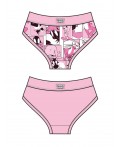 Трусы трикотажные для девочек, 2 шт в комплекте светло-розовый,розовый