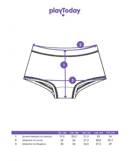 Трусы трикотажные для девочек, 2 шт в комплекте черный,бежевый