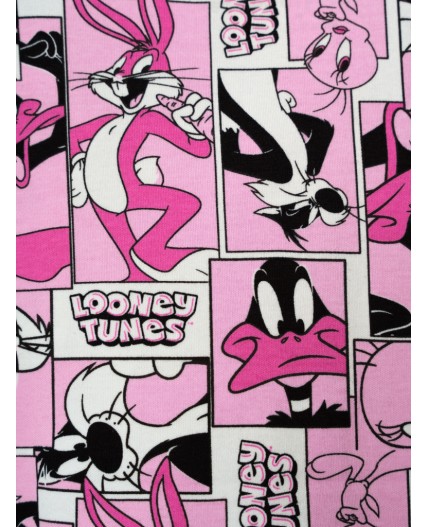 Пижама трикотажная для девочек розовый