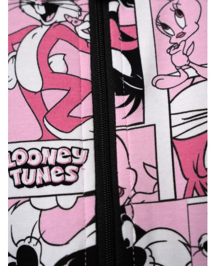 Комбинезон трикотажный для девочек розовый