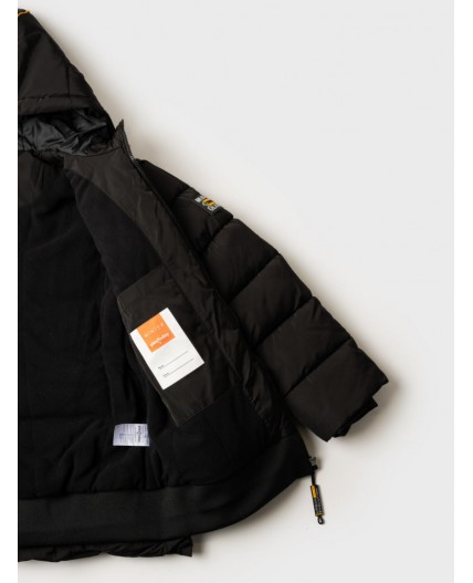 Куртка текстильная с полиуретановым покрытием для мальчиков черный